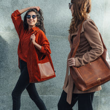 Load image into Gallery viewer, Elevated Hobo in Copper Suede