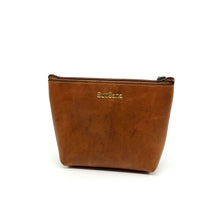 Load image into Gallery viewer, Sunrise Makeup Pouch in Cognac