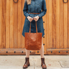 Load image into Gallery viewer, Double-Dutch Tote in Cognac