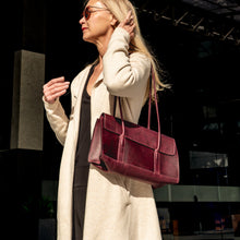 Load image into Gallery viewer, East-West Shoulder Bag in Mulberry