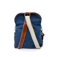 Load image into Gallery viewer, Relaxed Crossbody Backpack in Denim