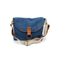 Load image into Gallery viewer, Relaxed Crossbody Backpack in Denim