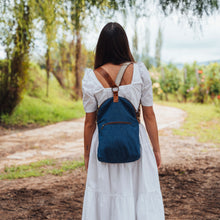 Load image into Gallery viewer, Relaxed Crossbody Backpack in Denim