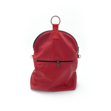 Load image into Gallery viewer, Relaxed Crossbody Backpack in Red