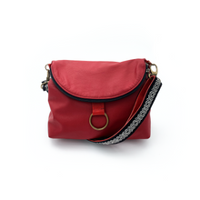 Load image into Gallery viewer, Relaxed Crossbody Backpack in Red