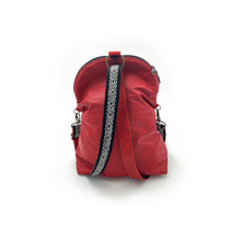 Load image into Gallery viewer, Relaxed Crossbody Backpack in Red