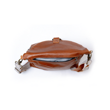 Load image into Gallery viewer, Relaxed Crossbody Backpack in Cognac