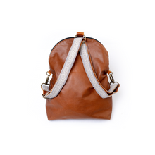 Load image into Gallery viewer, Relaxed Crossbody Backpack in Cognac