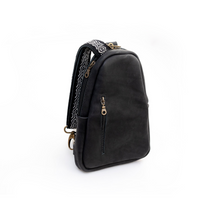 Load image into Gallery viewer, Sling Crossbody Backpack in Black