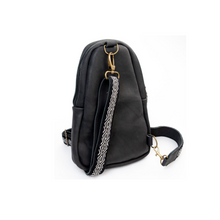 Load image into Gallery viewer, Sling Crossbody Backpack in Black