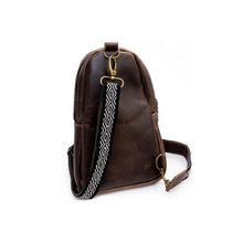 Load image into Gallery viewer, Sling Crossbody Backpack in Mocha