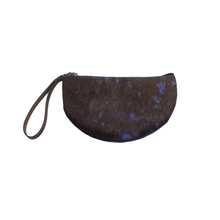 Load image into Gallery viewer, Half-Moon Wristlet in Stone Blue