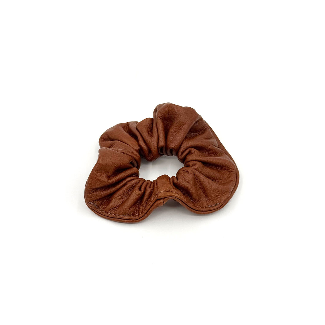 Leather Scrunchie