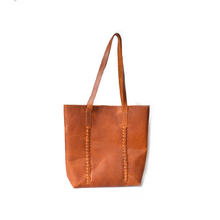 Load image into Gallery viewer, Double-Dutch Tote in Cognac
