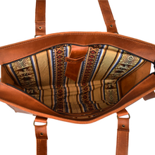 Load image into Gallery viewer, Andean Laptop Bag in Cognac
