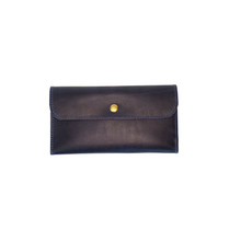 Load image into Gallery viewer, Leather Wallet in Navy
