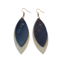 Load image into Gallery viewer, Double Leaf Earrings
