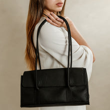 Load image into Gallery viewer, East-West Shoulder Bag in Black
