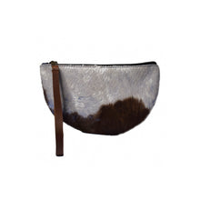 Load image into Gallery viewer, Half-Moon Wristlet in Stone Blue
