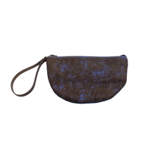 Load image into Gallery viewer, Half-Moon Wristlet in Stone Blue
