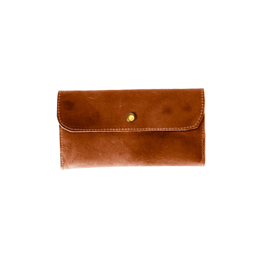 Leather Wallet in Cognac