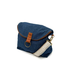 Load image into Gallery viewer, Relaxed Crossbody Backpack in Denim
