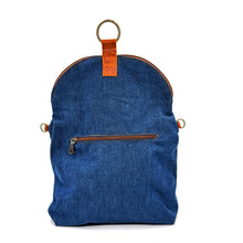 Load image into Gallery viewer, Relaxed Crossbody Backpack in Denim
