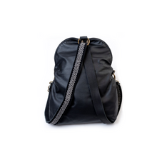 Load image into Gallery viewer, Relaxed Crossbody Backpack in Black
