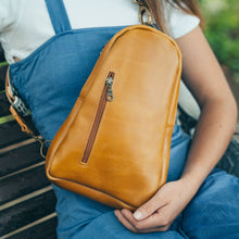 Load image into Gallery viewer, Sling Crossbody Backpack in Amber
