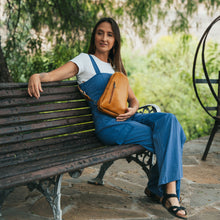 Load image into Gallery viewer, Sling Crossbody Backpack in Amber
