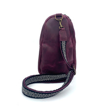 Load image into Gallery viewer, Sling Crossbody Backpack in Mulberry
