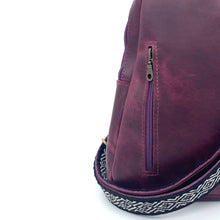 Load image into Gallery viewer, Sling Crossbody Backpack in Mulberry
