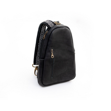 Load image into Gallery viewer, Sling Crossbody Backpack in Black
