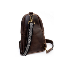 Load image into Gallery viewer, Sling Crossbody Backpack in Mocha
