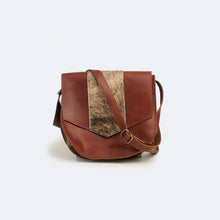 Load image into Gallery viewer, Two-Tone Satchel in Brindle
