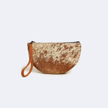 Load image into Gallery viewer, Speckled Half-Moon Wristlet
