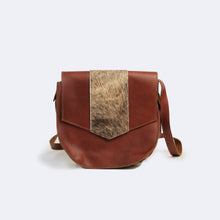 Load image into Gallery viewer, Two-Tone Satchel in Brindle
