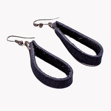 Load image into Gallery viewer, Leather Loop Earrings
